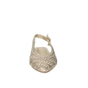Xti Donna Slingback 145271 Gold 37 2 Cm Heel <b>Flat</b> Shoes - Product Image 3