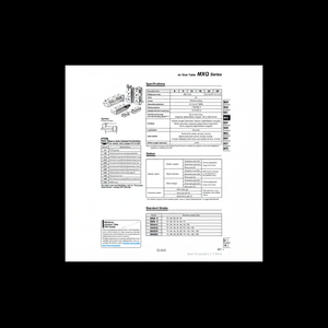 Table coulissante pneumatique SMC Pneumatics MXQ8-40 pièces pneumatiques de haute qualité - Product Image 1