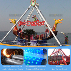 Thép Bền & Sợi Thủy Tinh Tàu Hình Gondola Đu Cổ Điển Tàu Cướp Biển Cho Trong Nhà/Ngoài Trời Fairground Rides - Product Image 4