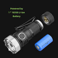 Lampe torche LED rechargeable STARYNITE RGB 1000 Lumens avec lumière UV 365nm, multicolore, 11 modes pour le durcissement et la chasse