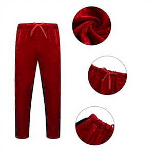 Conjunto Deportivo de 2 Piezas para Hombre y Mujer, Informal, Sólido, Cortavientos, Ecológico, con Sudadera con Capucha y Pantalones de Terciopelo con Cremallera Completa - Product Image 1