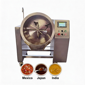 Marmite de cuisson industrielle automatique en acier inoxydable à bascule sous vide avec agitateur pour confiture et concentré, <span class=keywords><strong>prix</strong></span> compétitif - Product Image 2