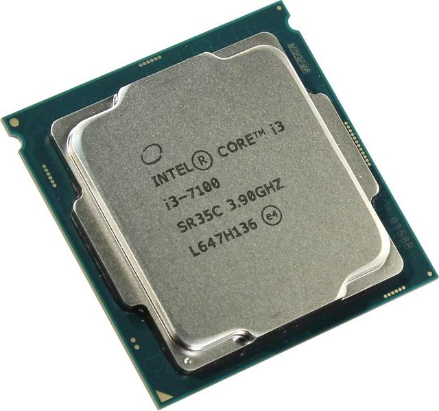 Intel Core I3 7 Series Processor I3-7100 8100 9100 CPU LGA 1151 Socket Processor New and Used Cpu
