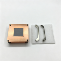 Refroidisseur de processeur de serveur passif 95W pour Intel LGA1700-1U1C, dissipateur thermique tout en cuivre avec ailettes en cuivre de 0,35 mm d'épaisseur, sans ventilateur, radiateur