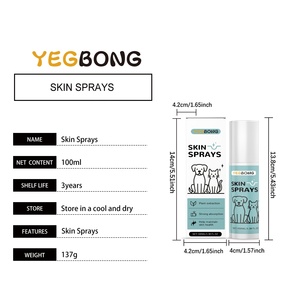 Label privé réparation de l'inflammation de la peau des animaux de compagnie <span class=keywords><strong>Spray</strong></span> d'aide à la guérison rapide des plaies pour chiens soulage les démangeaisons et l'irritation de la peau - Product Image 6