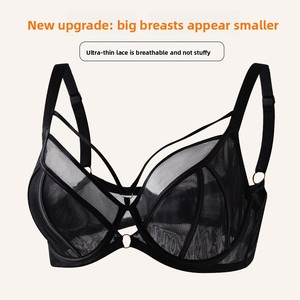 <span class=keywords><strong>Soutien</strong></span>-<span class=keywords><strong>gorge</strong></span> push-up à armatures en dentelle pour femmes grandes tailles Zoyiame, avec bonnets couvrants et 3 rangées de crochets ajustables - Product Image 2