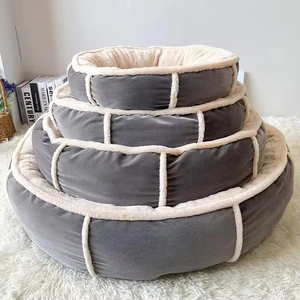 Tempat Tidur Anjing Musim Dingin Modern Berbahan Plush Lembut, Dapat Dicuci, Ramah Lingkungan, Ukuran S/<span class=keywords><strong>M</strong></span>/L/XL, Untuk Anjing & Kucing, Bantal Hangat Nyaman, Portabel, Bulat - Product Image 2