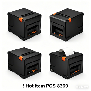 Stampante Termica POS Wireless da 80mm <span class=keywords><strong>per</strong></span> Ricevute, Stampante <span class=keywords><strong>per</strong></span> Scontrini da 3 Pollici <span class=keywords><strong>per</strong></span> Negozi al Dettaglio con Taglierina Automatica 8360 - Product Image 6