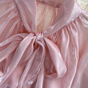 Một kích thước Loose BOW TIE gắn đầu phong cách Pháp Áo sơ mi với tay áo dài và một đầu phong cách - Product Image 3