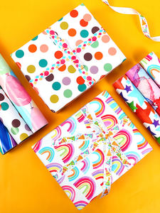 주드 팩토리 도매 프리미엄 선물 포장지 맞춤형 선물 포장지 일상 포장지 롤 생일 축하 롤 포장지 - Product Image 3