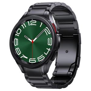 Bracelet en alliage de titane respirant de luxe pour <span class=keywords><strong>Samsung</strong></span> pour <span class=keywords><strong>Galaxy</strong></span> <span class=keywords><strong>Watch</strong></span> 6/7/<span class=keywords><strong>5</strong></span>/4 Taille 22 mm Bouton à dégagement rapide Bracelets de montre - Product Image 2