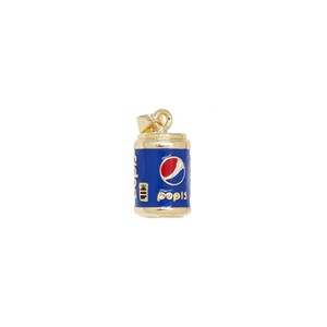 Colgante HD530 de lata de refresco con salsa picante de Venezuela, chapado en oro de 18K, esmaltado, con diseño divertido de lata de refresco y taza de café, para accesorio de joyería DIY - Product Image 3