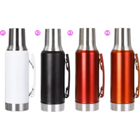 Ensemble de gourde à maté en acier inoxydable de qualité supérieure, 1200 ml (40 oz), avec système de couvercles multiples, pour le maté sud-américain, vente en gros