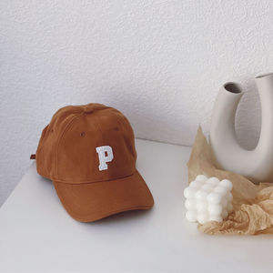 <span class=keywords><strong>Gorra</strong></span> de Béisbol Estilo Coreano para Bebés, Niños y Niñas, de 6 Paneles, con Diseño de Letras Personalizadas, Color Sólido, Estilo Occidental - Product Image 4
