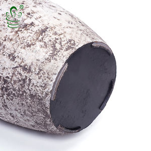 Kailai <span class=keywords><strong>piedra</strong></span> resina al aire libre roca volcánica macetas de plástico reciclado - Product Image 4