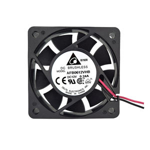 Delta AFB0612VHB Toit électrique agricole 12V DC 0.24A sur pied 5000RPM 19.42CFM 60*60*15mm Roulement à billes Support OEM personnalisé - Product Image 2