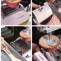 Imprimante tampographique automatique à plateau d'encre efficace, une couleur, pour tampon en silicone sur plaque d'acier, pour sandales, cosmétiques, verre
