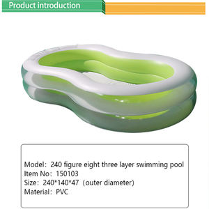 Piscinas Inflables Grandes Modelo 90 Grados Black Gate 2026 Equipo de Vidrio <span class=keywords><strong>Jacuzzi</strong></span> Exterior Dolphin Vacuum Cierre Suave - Product Image 2