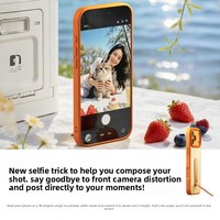 Kompatibel untuk IPhone 17 Pro Max TPU 360-degree Rotating Stand Phone case Desain Magnetik Warna Kontras Tahan Jatuh