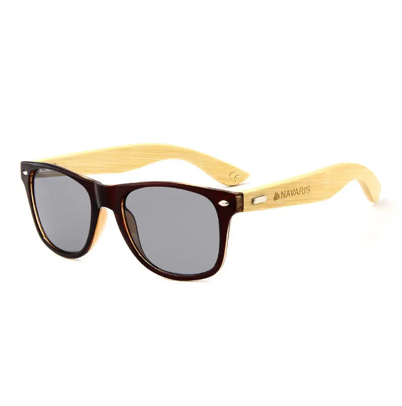 Солнцезащитные очки UV400 для мужчин и женщин, бамбуковые и деревянные солнечные очки в стиле ретро, для путешествий, рекламные, ручной работы, с индивидуальным логотипом
