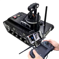 Robot Inteligente con Control Remoto WT200S, Transmisión de Video de Alta Definición, Chasis Todoterreno Tipo Oruga