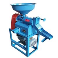 Moulin à riz domestique tout-en-un, nouveau modèle multifonctionnel avec moteur de 7,5 kW, polisseuse de riz, broyeur, décortiqueur, pulpeur et écraseur de coques de riz