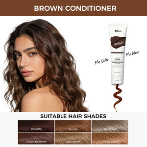 <span class=keywords><strong>Maschera</strong></span> Balsamo Colorante 3-in-1 Marrone, Materiale Grezzo e Formula, Deterge e Condiziona Delicatamente, Colorazione Semi-Permanente per <span class=keywords><strong>Capelli</strong></span> - Product Image 5