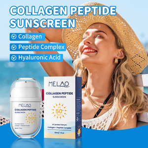 Protector Solar Coreano Personalizado con Colágeno y Péptidos, SPF 50+ PA+++, Anti UV, Bloqueador Solar, Hidratante, Suero Facial, Venta al Por Mayor - Product Image 2