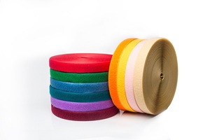 Bande auto-agrippante 100% nylon, bande auto-agrippante en nylon et poly mélangés, couleurs variées - Product Image 4