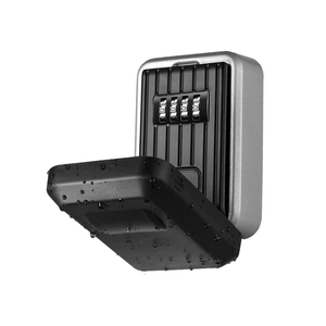 Fuera de las llaves de bloqueo caja de <span class=keywords><strong>4</strong></span> Código de combinación de almacenamiento de Metal con cerradura de la Caja - Product Image 1