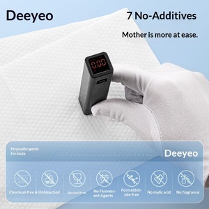 Lingettes humides pour bébés nouveau-nés <span class=keywords><strong>DeYou</strong></span> en tissu spunlace bleu, petit sac portable, 10 paquets * 30 sachets, fournitures de nettoyage ménager - Product Image 3