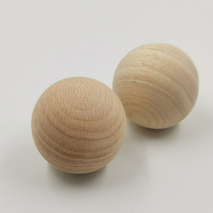 Bolas de <span class=keywords><strong>madera</strong></span> de goma Natural personalizadas para decoración navideña - Product Image 5