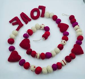 Artificial Cloth Eco-Friendly Handmade Rustic Round Garland <b>for</b> Front Door <b>Christmas</b> Decorations Home Wall Hanging <b>Wreath</b> - Product Image 4