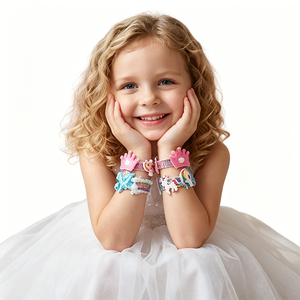 Wholesale Kids Hairband Set DIY <b>Bow</b> Headband <b>Clips</b> Ribbon Star Butterfly Flower Accessories Party Favor Present - Product Image 2