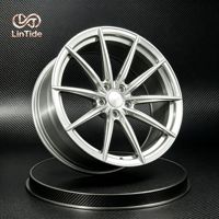 Jantes forgées multi-rayons argent brillant 20x9J 5x114.3 ET35 CB73.1 personnalisées pour voitures particulières
