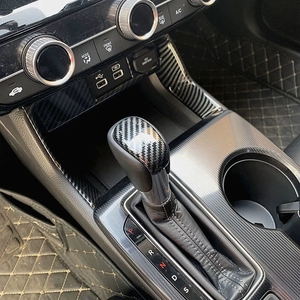 Accessoire automobile Tcart 2022 Civic 11e génération Fit 10e génération Accord Modification de <span class=keywords><strong>l</strong></span>'intérieur de la voiture Poignée de vitesse Autocollant décoratif de couverture Personnalisable - Product Image 5
