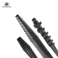 Perche d'extension polyvalente en fibre de carbone haute résistance OEM pour brosse à eau, support de caméra et support de crochet de sauvetage