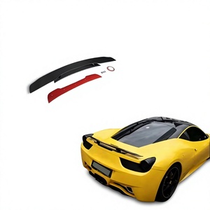 Aileron arrière de voiture en fibre de carbone de haute qualité, spoiler de course adapté à la Ferrari 458, spoiler de voiture 82998811 83853211 83916510 - Product Image 2