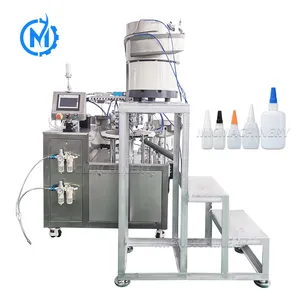 Automatic bottle liquid pvc cyanoacrylate epoxy adhesive 502 gel super glue filling machine