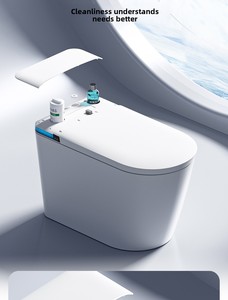 <span class=keywords><strong>Toilette</strong></span> intelligente avec bidet intégré, télécommande, siège chauffant, température réglable, siège <span class=keywords><strong>de</strong></span> bidet électrique - Product Image 2