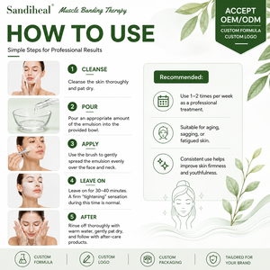 Set de Cuidado de la Piel con Enzimas de Fórmula Personalizada, Kit de Mascarilla Facial Hidratante y Reafirmante para Salón de Belleza Profesional, Marca Privada - Product Image 6