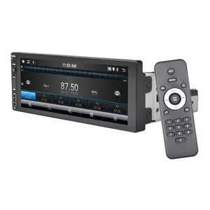 6.9 inç IPS HD ekran çözünürlüğü 1280*480 araba radyo multimedya WIFI Video oynatıcı kablosuz Carplay ekran Apple için