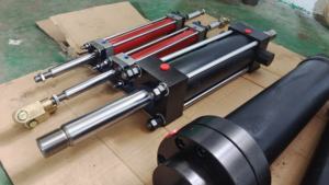 กระบอกไฮดรอลิกแบบดับเบิ้ลแอคติ้ง  ชิ้นส่วนรถยก  กระบอกสูบชุบโครเมียมแข็ง  พร้อมก้านเชื่อมต่อแบบคู่  ประสิทธิภาพสูง - Product Image 5