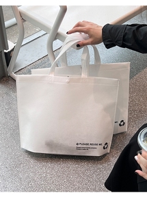 Borsa <span class=keywords><strong>per</strong></span> negozio di abbigliamento in tessuto Non tessuto con chiusura a scatto ecologica borsa della spesa autobloccante di fascia alta - Product Image 3