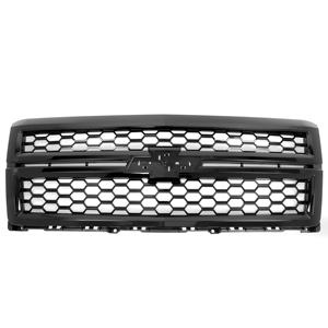 <span class=keywords><strong>Grille</strong></span> de calandre supérieure de pare-chocs avant pour Silverado 1500 2014-2015 Style nid d'abeille - Product Image 1