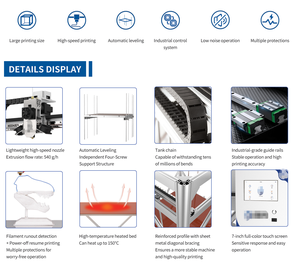 Impresoras 3D de Grado Industrial Serie AXS6 - Nuevo Modelo Automático con 1 Año de Garantía, Compatible con PLA, Impresora 3D FDM de Gran Formato - Product Image 3