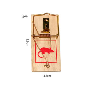 Trampa para ratones pedal de metal broche de madera ratón rata asesino ratones trampa para ratones jaula trampa para animales - Product Image 4