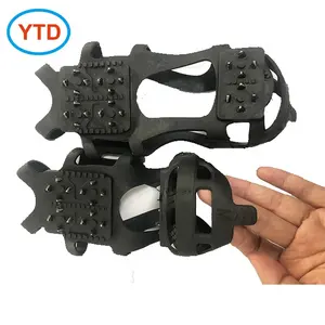 Crampons antidérapants durables <span class=keywords><strong>Moko</strong></span> pour chaussures de sport d'hiver, crampons à glace, bottes de randonnée, 24 dents, pointes basses - Product Image 5