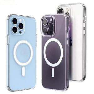 Funda Magnética de Lujo con Carga Inalámbrica para iPhone 17 16 15 14 13 12 11 16 Pro Max 17 Air, Funda Transparente <span class=keywords><strong>XR</strong></span> X XS - Product Image 6