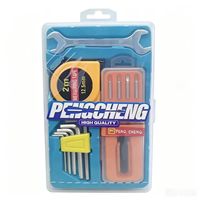 Set Perkakas Tangan A826, Perlengkapan Perkakas Tangan, Obeng Pisau Tang Palu Meteran Penggunaan Sehari-hari Produk $1, Perkakas dan Alat Seri 1$